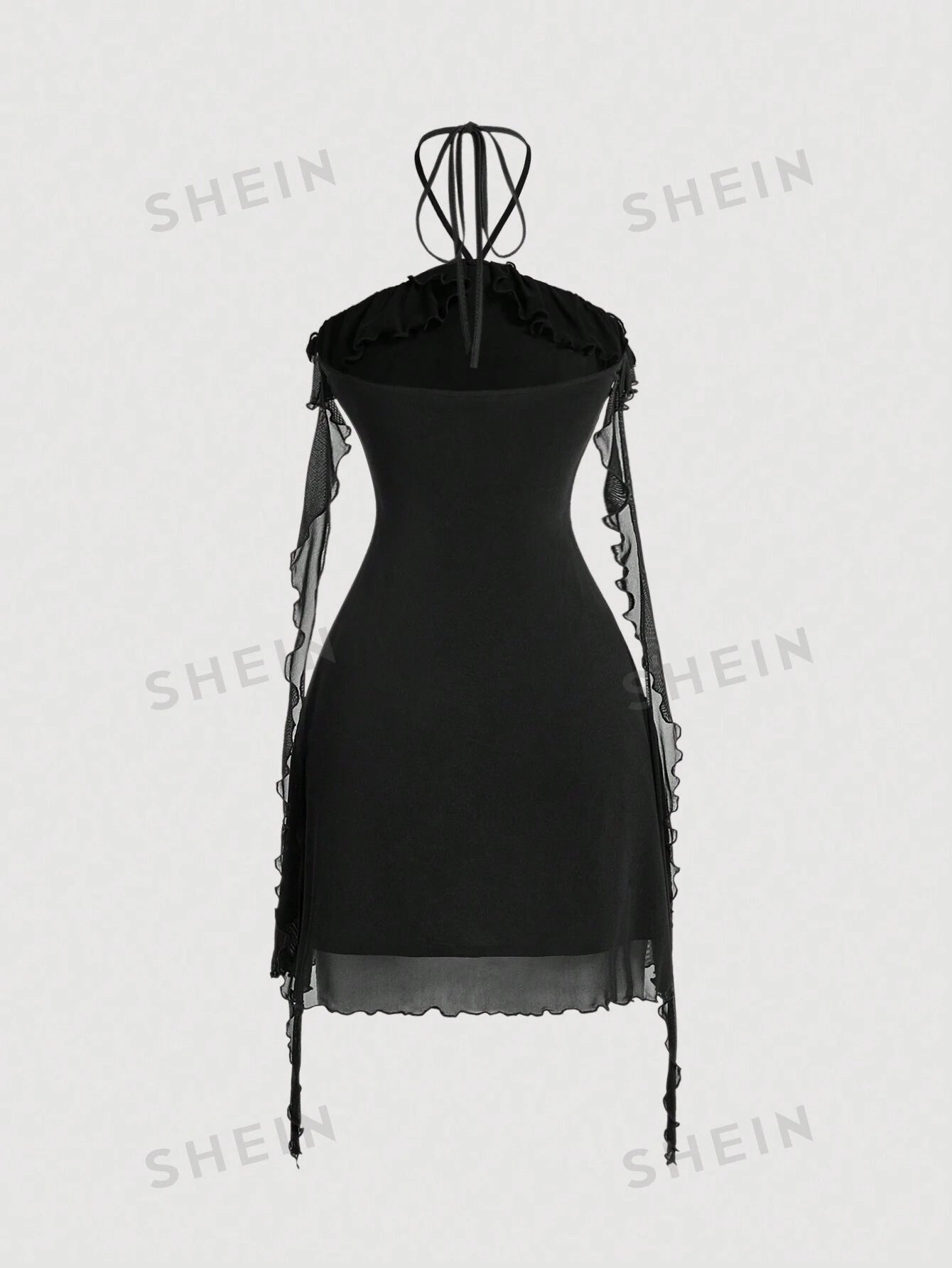 18209 1a-051 Vestido con cuello de halter 1 Pza