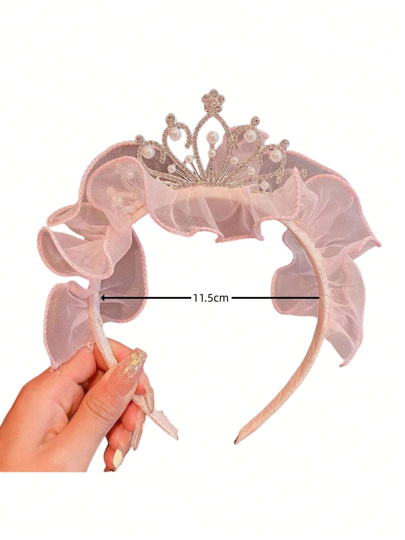 14728 1c-03-12 Diadema con corona de princesa 1 Pza