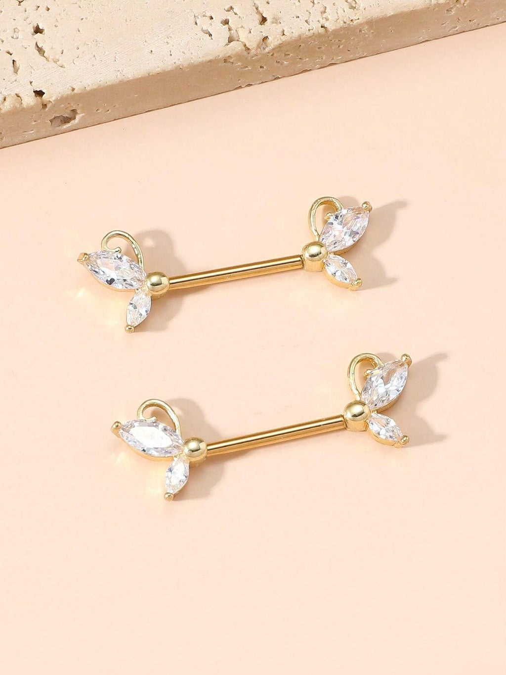 15336 1b-020 Piercing de pezón 2 Pzas