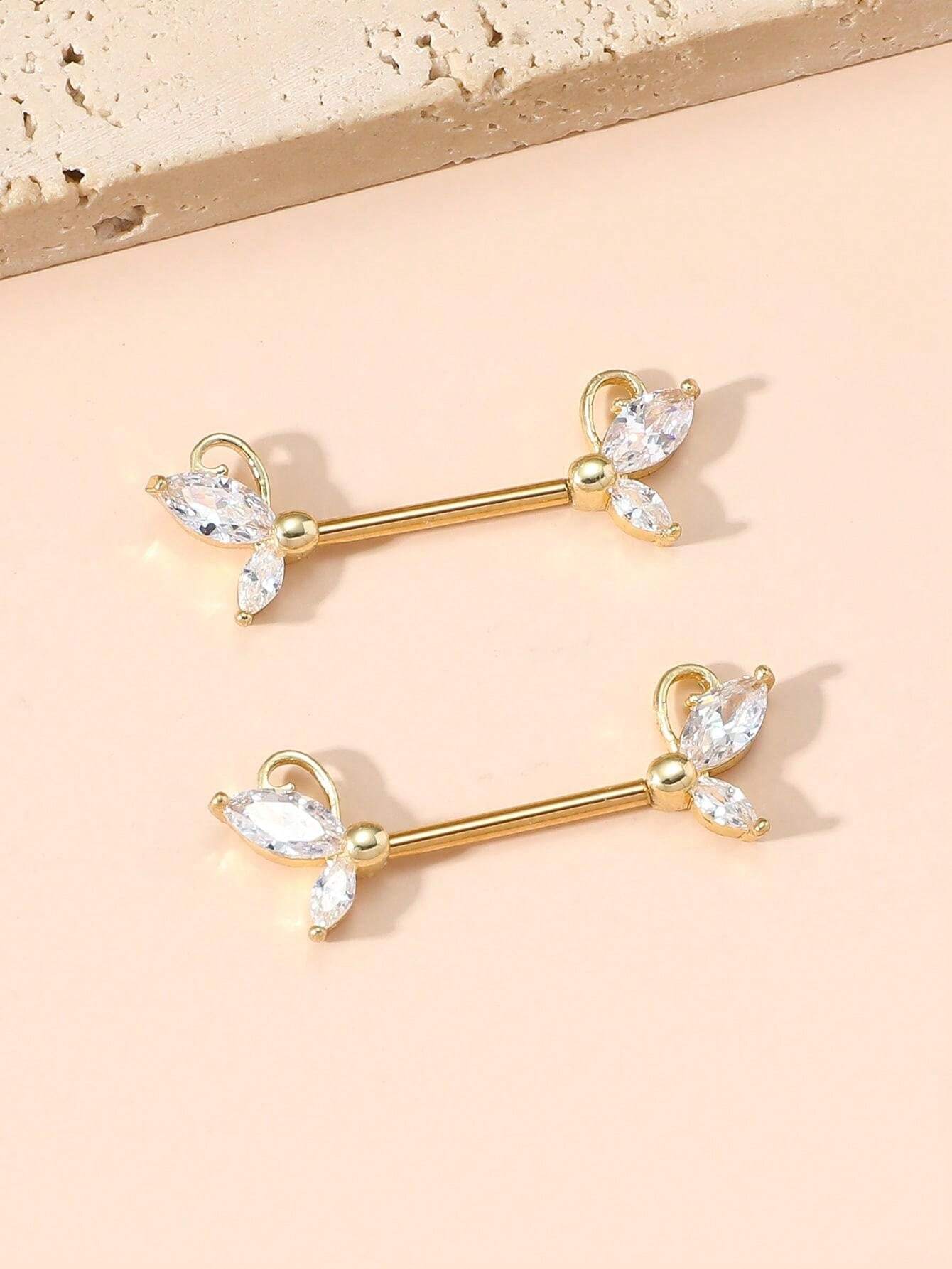 15336 1b-020 Piercing de pezón 2 Pzas