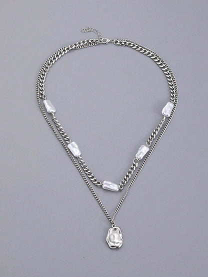 16413 1b-048 Collar con perlas 1 Pza