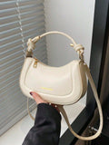 14922 1c-02-09 bolso de mano y de hombro de PU informal con correa ajustable
