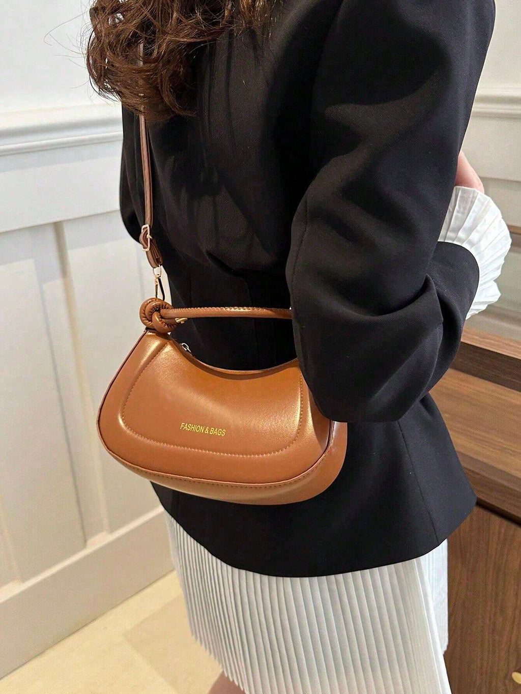 14923 1c-02-09 bolso de mano casual y ajustable con correa para el hombro
