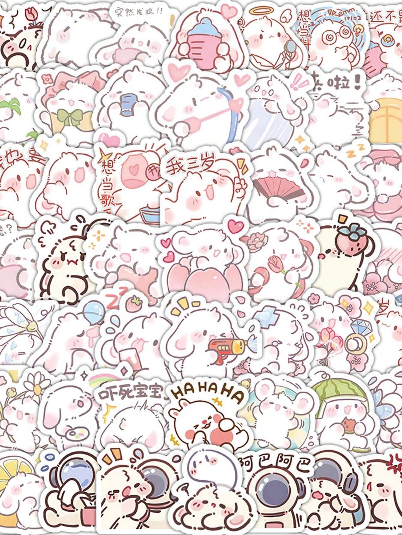 15491 1b-002 Pegatinas con gráficos de dibujos 110 Pzas