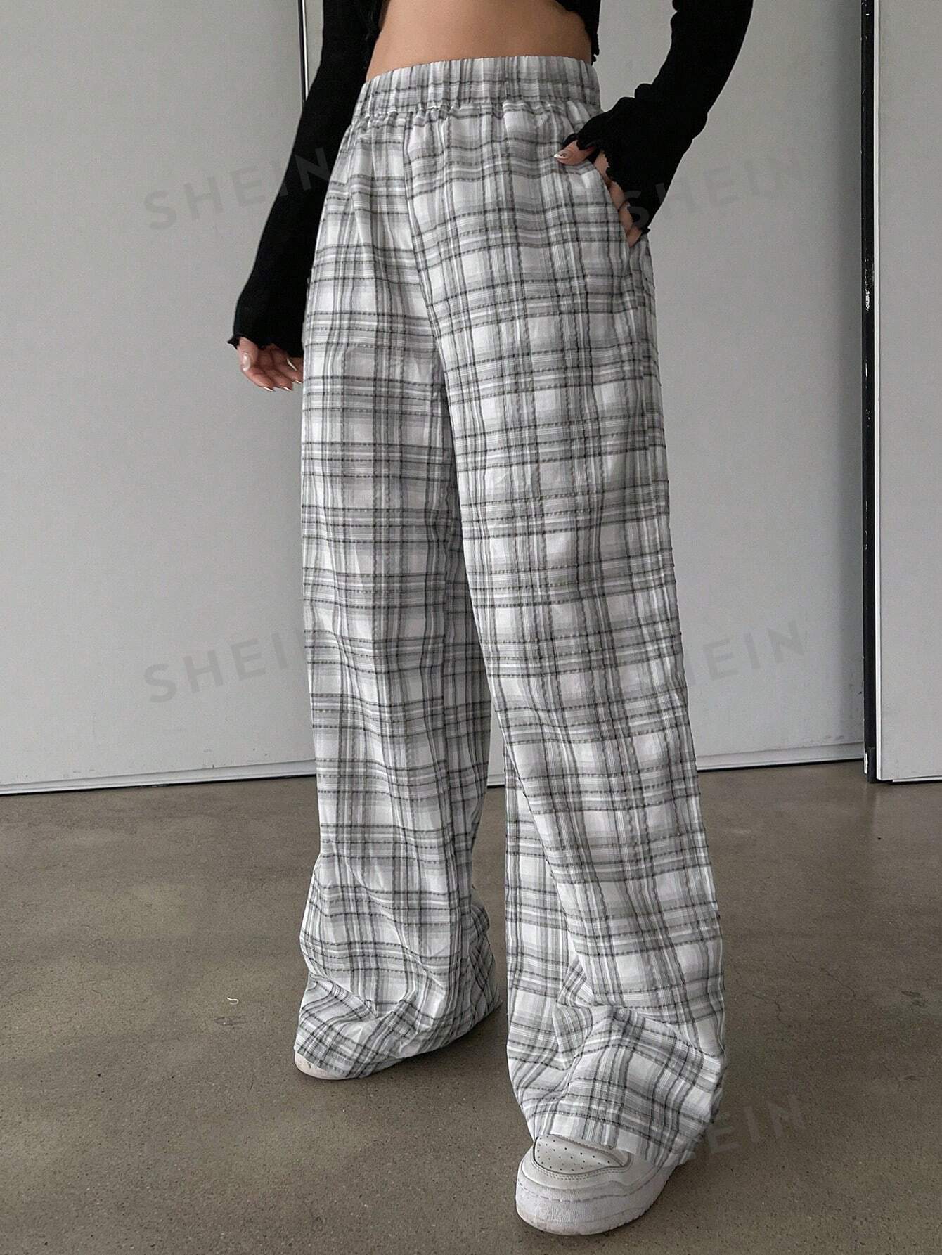 16250 1a-026 Pantalones diseño a cuadros 1 Pza