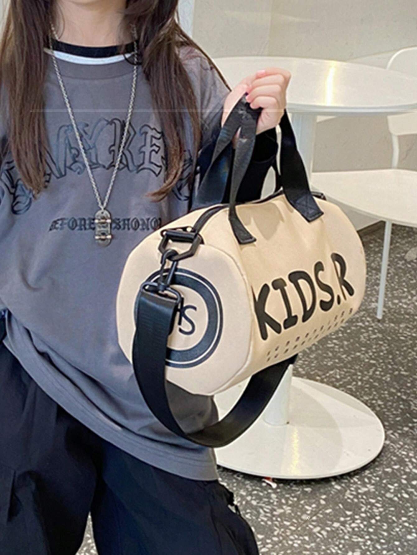 14951 1c-02-13 Bolso de moda con impresión de letras súper genial