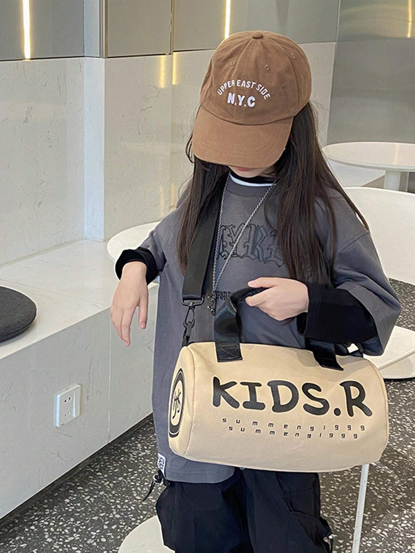14951 1c-02-13 Bolso de moda con impresión de letras súper genial