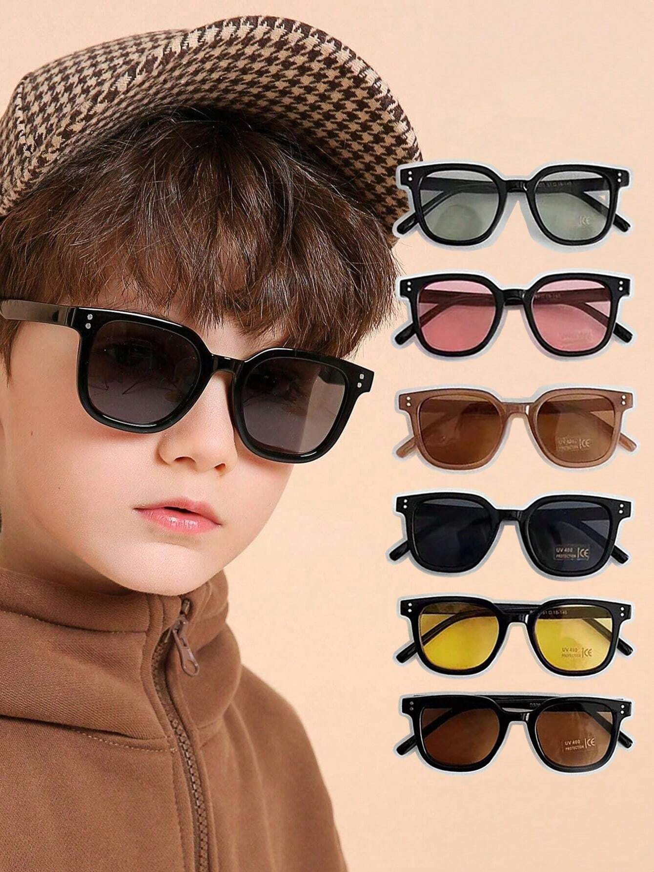 14051 2b-02-12 Gafas De Sol De Moda Para Niños 1 Pza