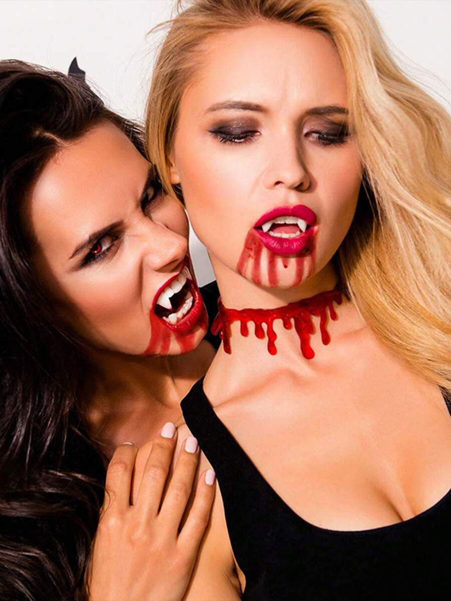 16116 1b-045 Collar con sangre de Halloween 1 Pza