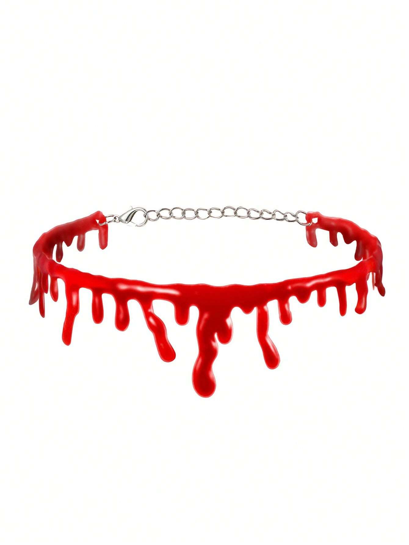 16116 1b-04-06 Collar con sangre de Halloween 1 Pza