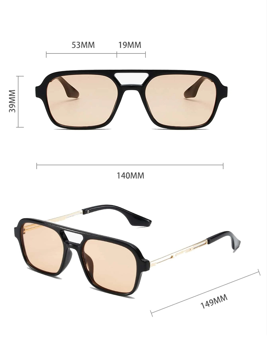 16928 1l-397 Gafas de moda vintage 1 Pza