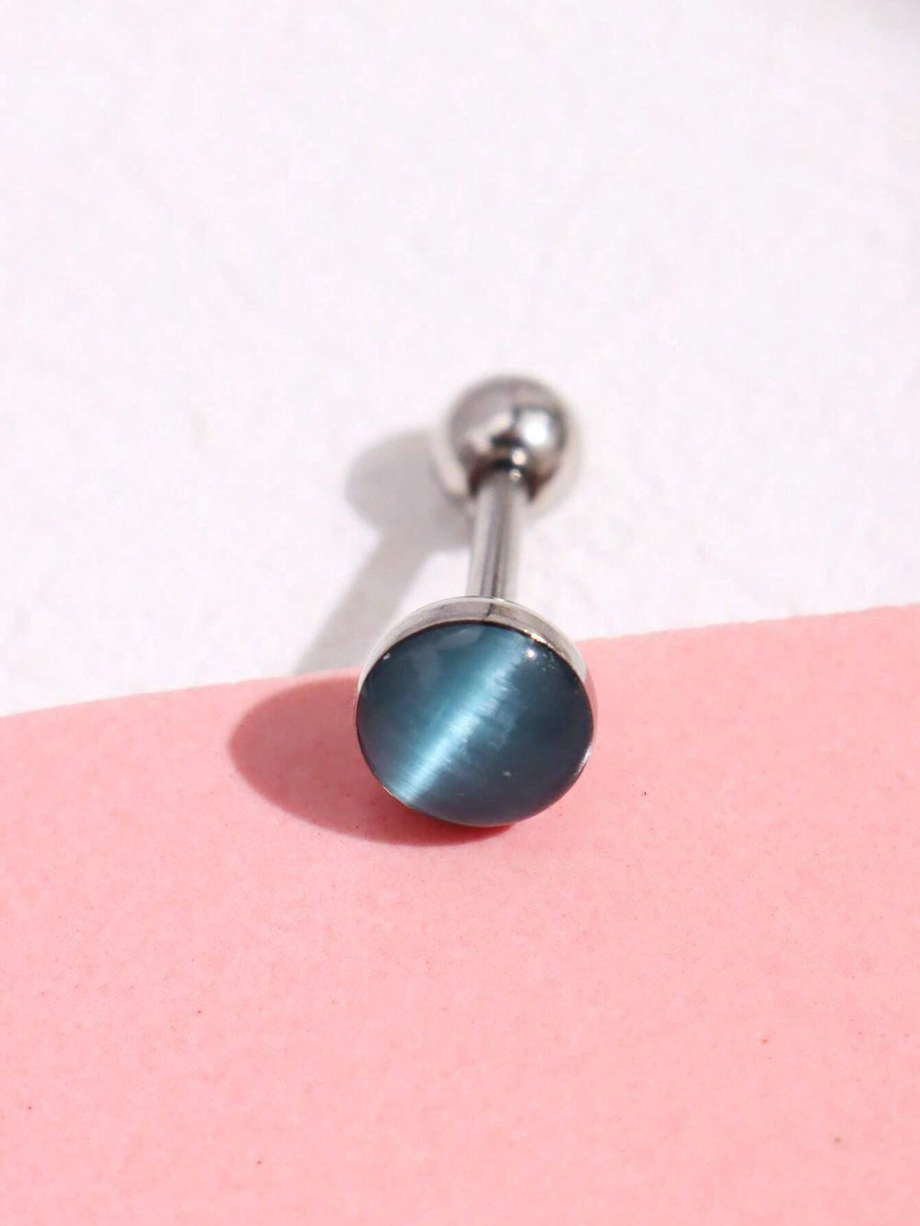 15283 1b-052 1 pieza Anillo de lengua de aro redondo colorido