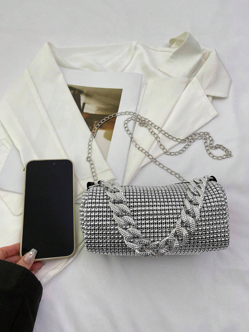 14846 2c-02-03 Bolso Brillante 1 Pza