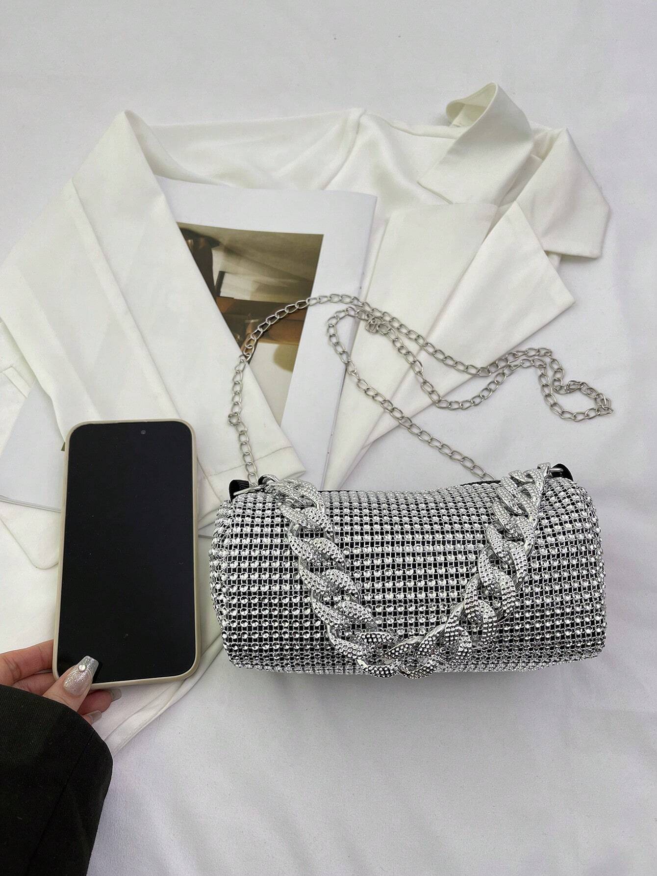14846 2c-02-03 Bolso Brillante 1 Pza
