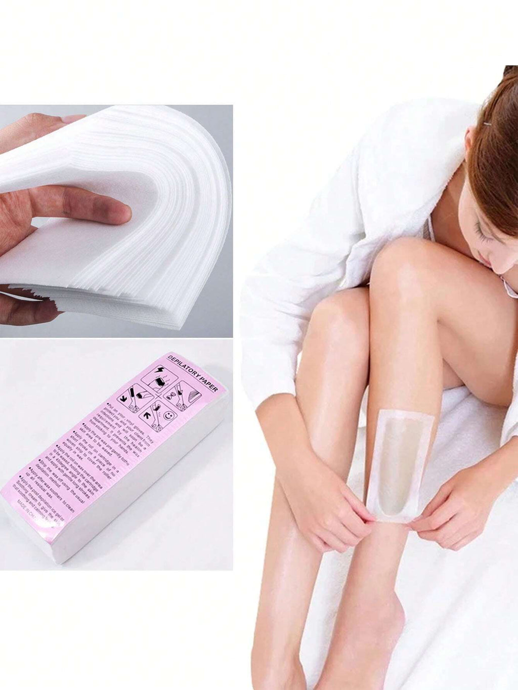 16924 1b-023 papel para depilación 50 Pzas