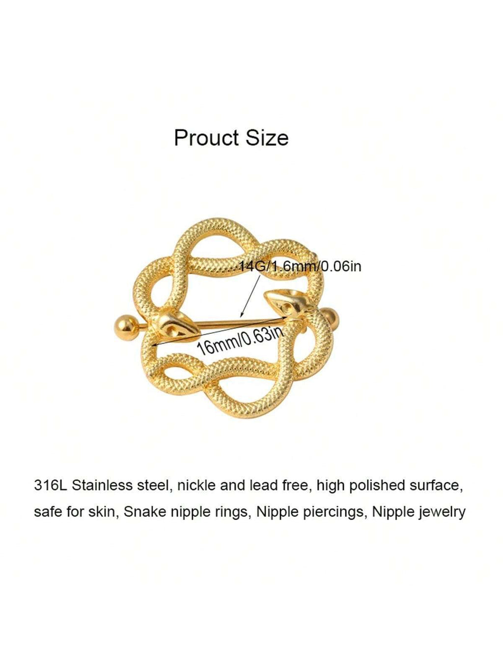 15352 1b-071 Anillos de pezón 2 Pzas