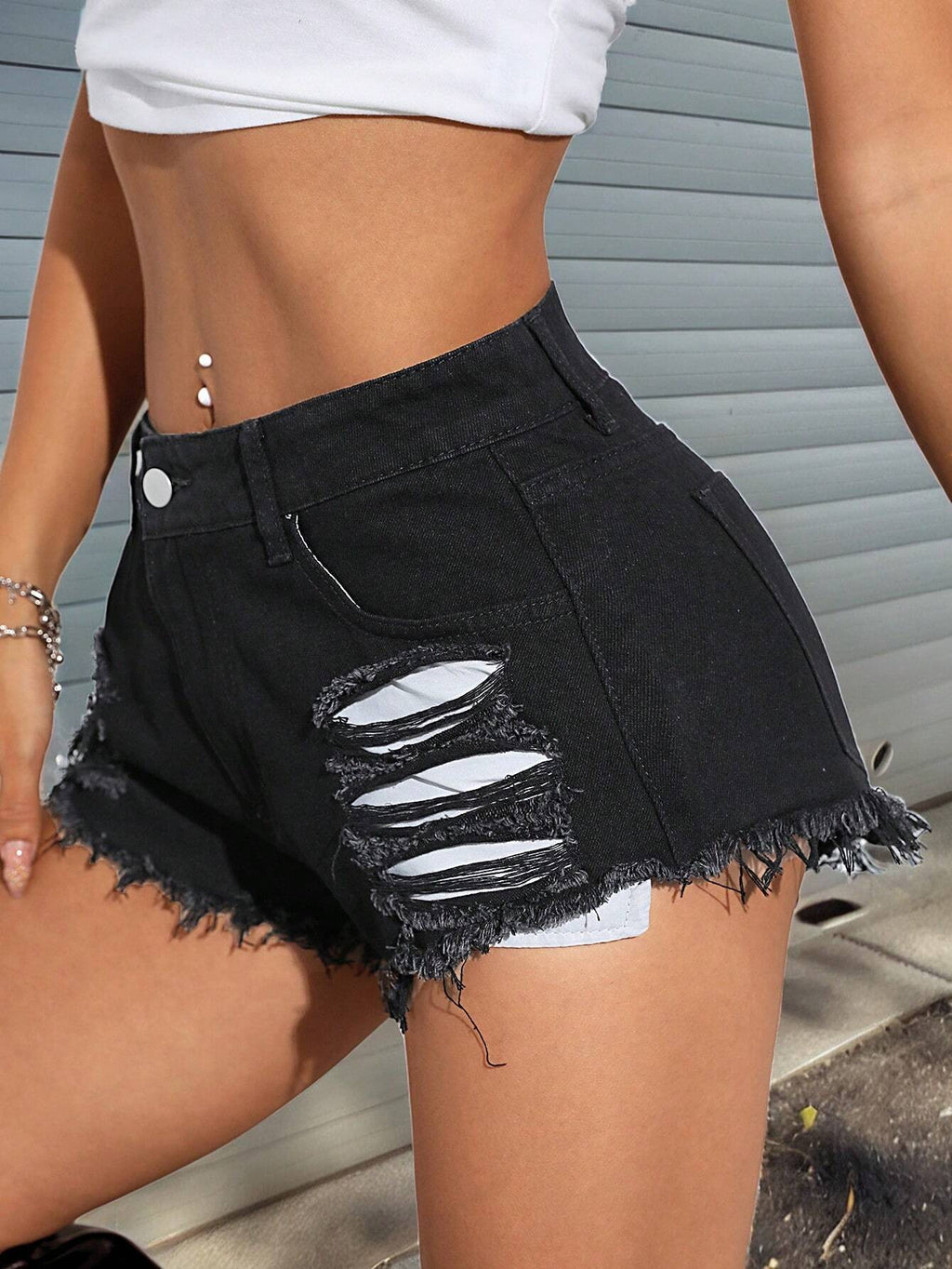 19530 1a-115 Shorts de mezclilla sexys 1 Pza