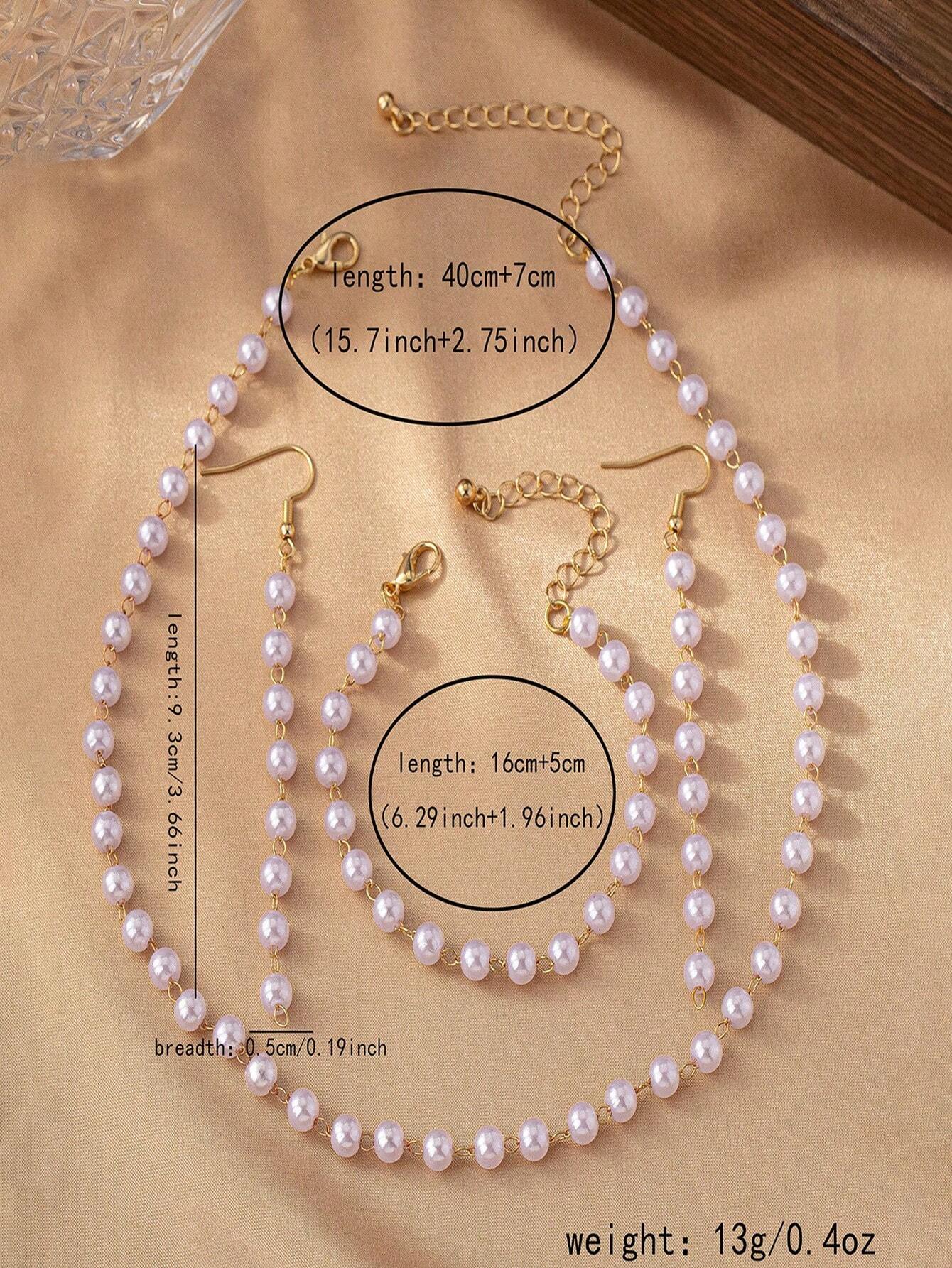 15696 1b-055 Conjunto de joyas 4 Pzas