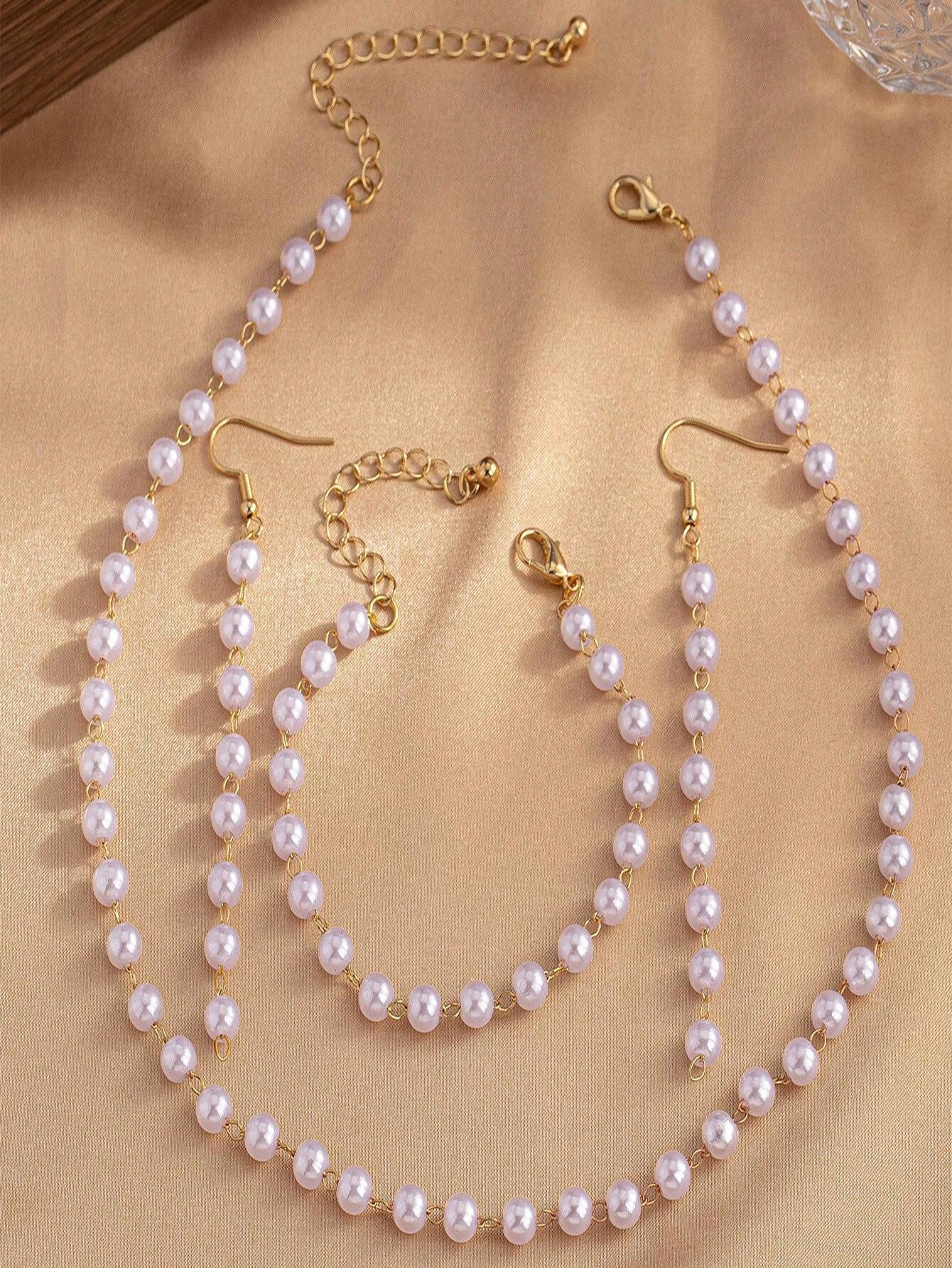 15696 1b-055 Conjunto de joyas 4 Pzas