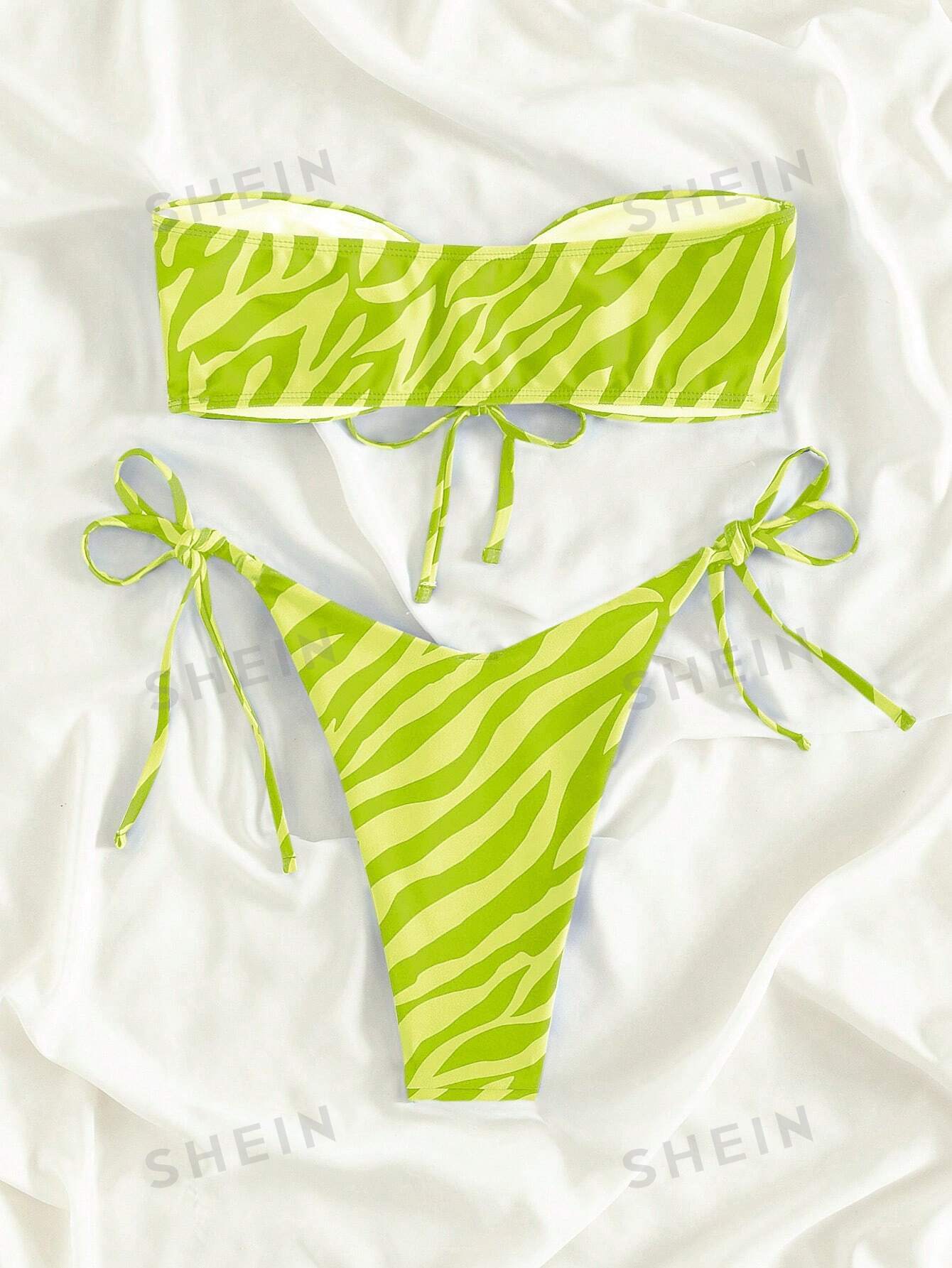 16712 1t-010 Bikini diseño a rayas 2 Pzas