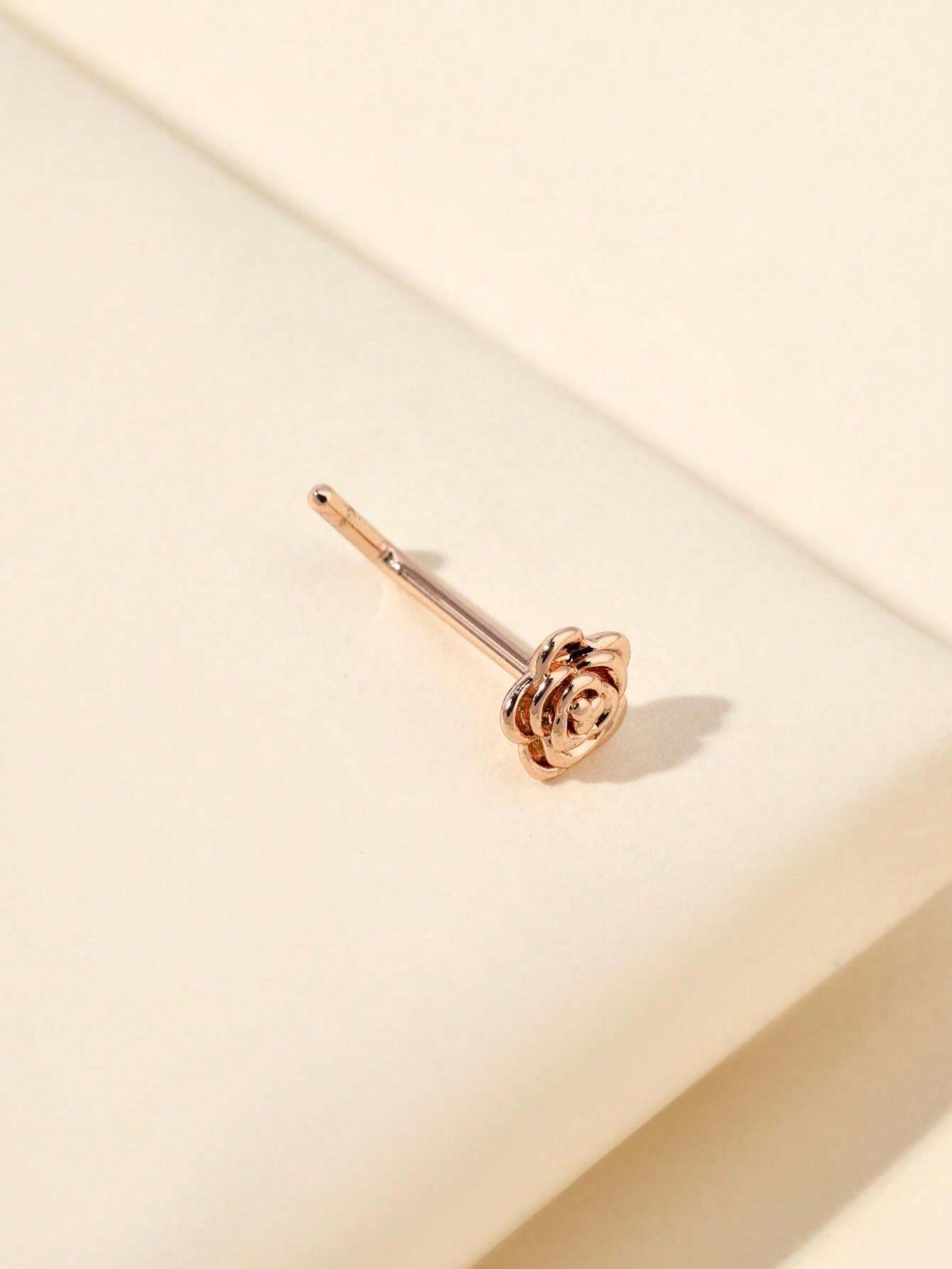 15298 1b-052 1 pieza Accesorio de nariz flor de rosa