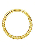 16293 1b-052 1 pieza  Anillos de septum de acero quirúrgico