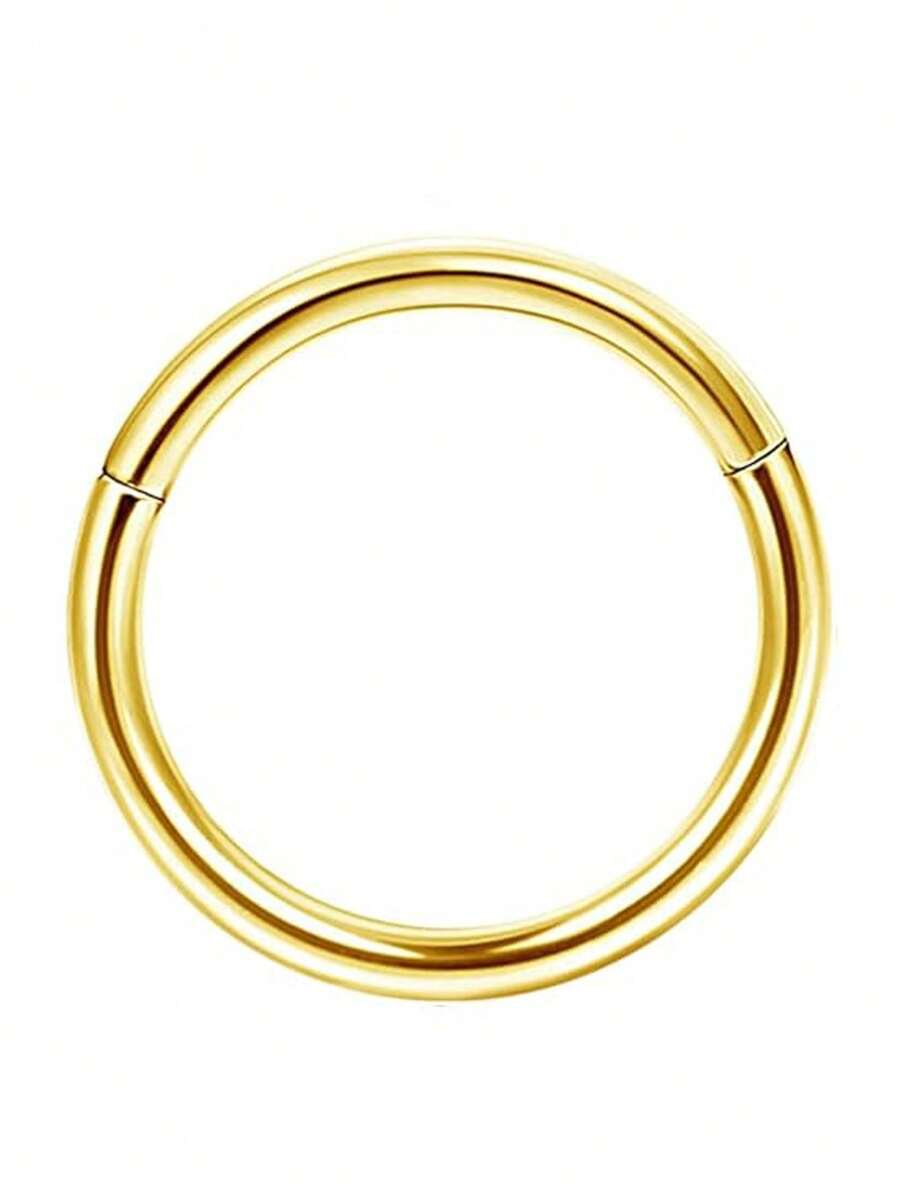 16292 1b-052 1 pieza Anillos de septum de acero quirúrgico