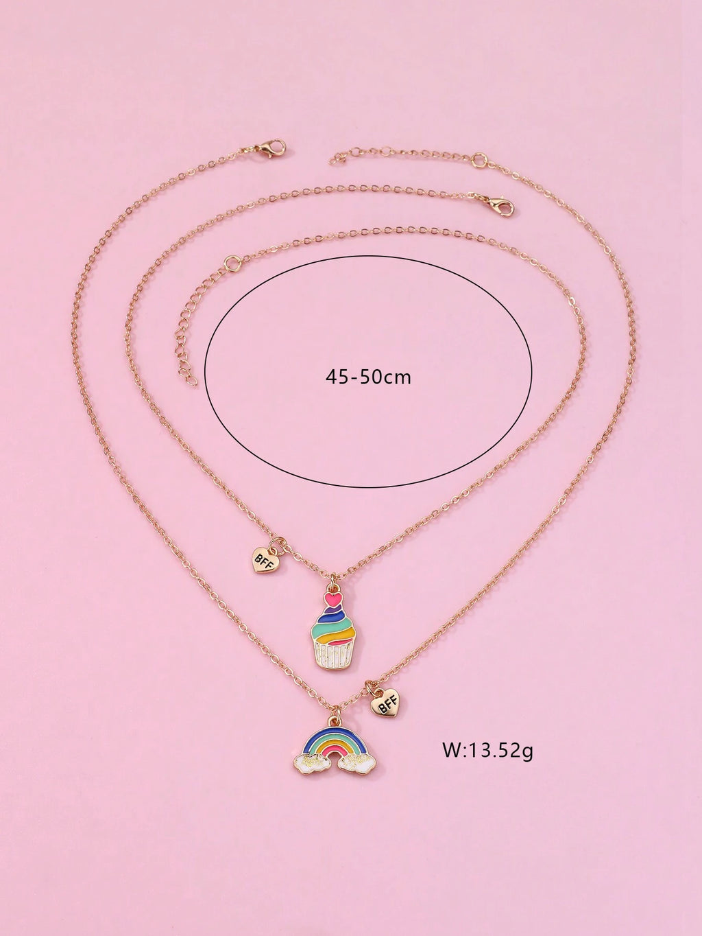 16663 1b-037 Collares Multicolor 2 Pzas
