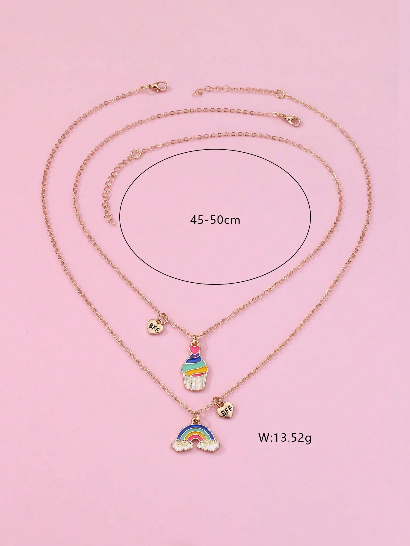 16663 1b-037 Collares Multicolor 2 Pzas