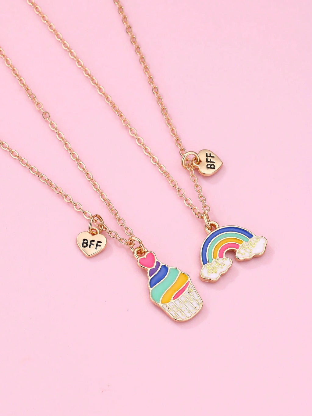 16663 1b-037 Collares Multicolor 2 Pzas