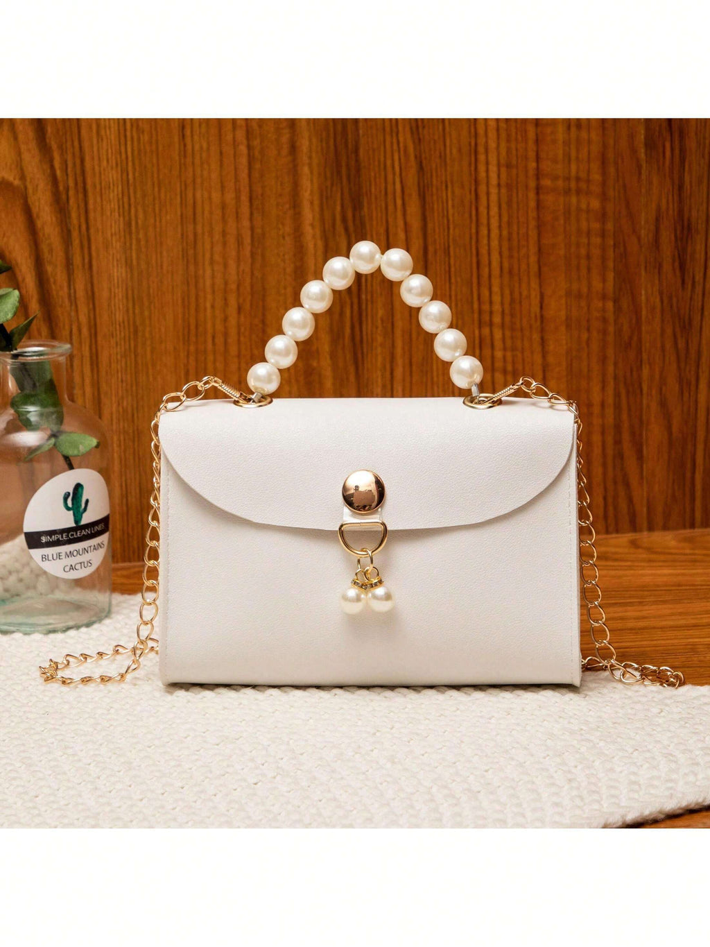 15659 1c-023 Bolso de mano con cadena 1 Pza
