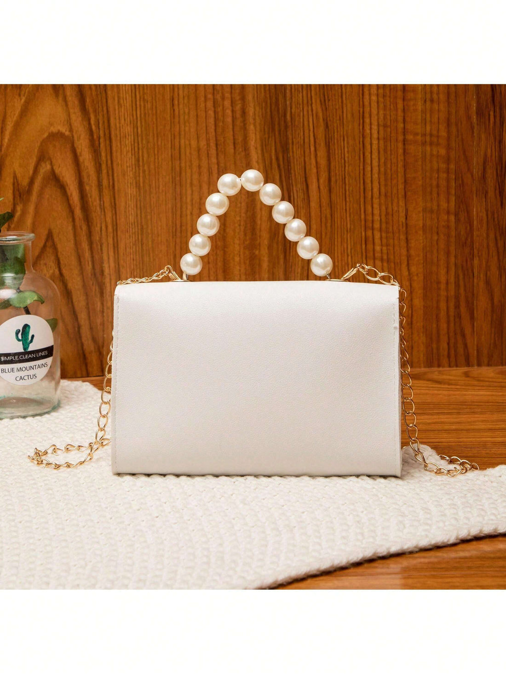 15659 1c-023 Bolso de mano con cadena 1 Pza