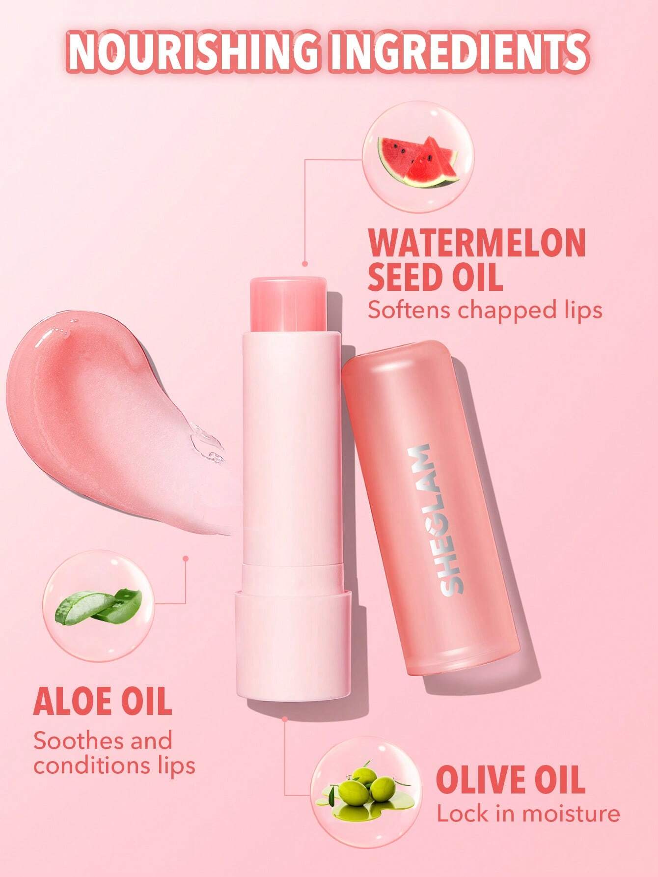 19101 1b-033 SHEGLAM Balsamo Phresh-Watermelon 1 Pza