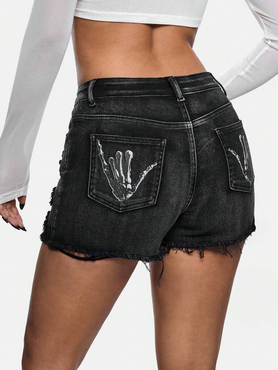 19534 1a-118 Short vaqueros de estilo americano 1 Pza