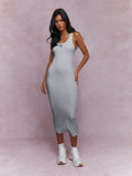 17435 1a-124 Vestido midi de espalda de tirantes 1 Pza