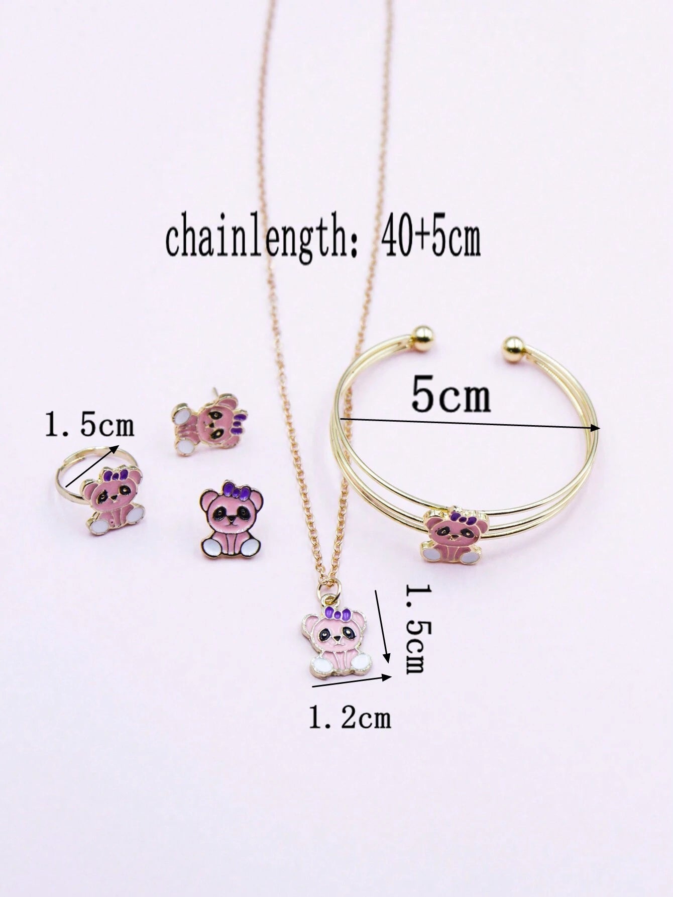 15705 1b-002 Conjunto de joyería 5 Pzas