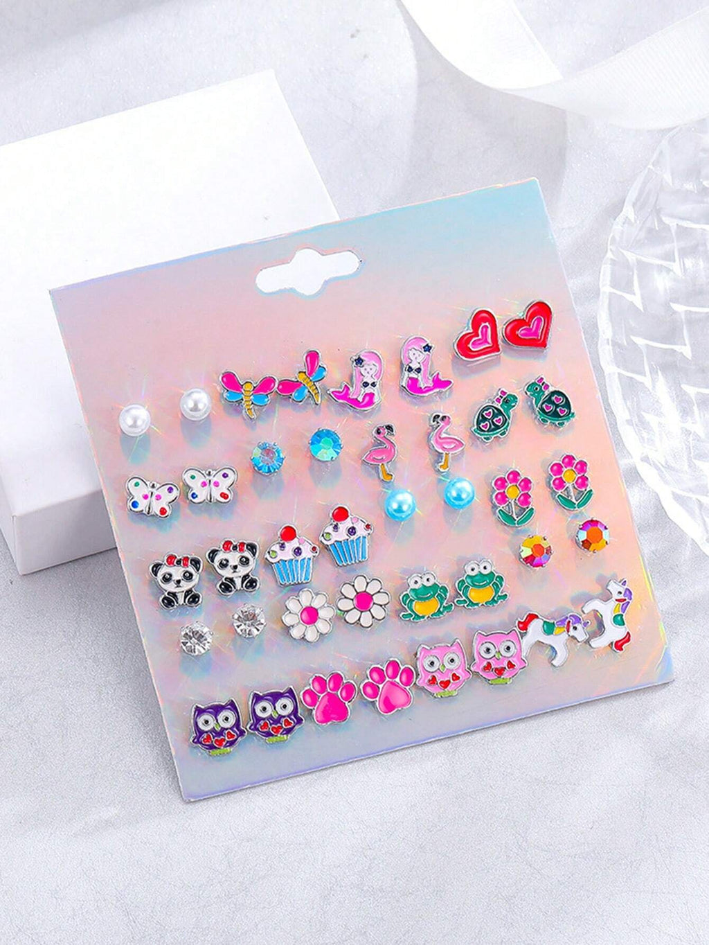 14349 1b-05-06 Aretes Multicolor 20 Pares
