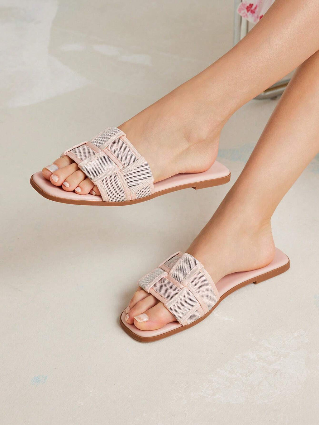 16682 1t-010 Sandalias tejido 2 Pzas