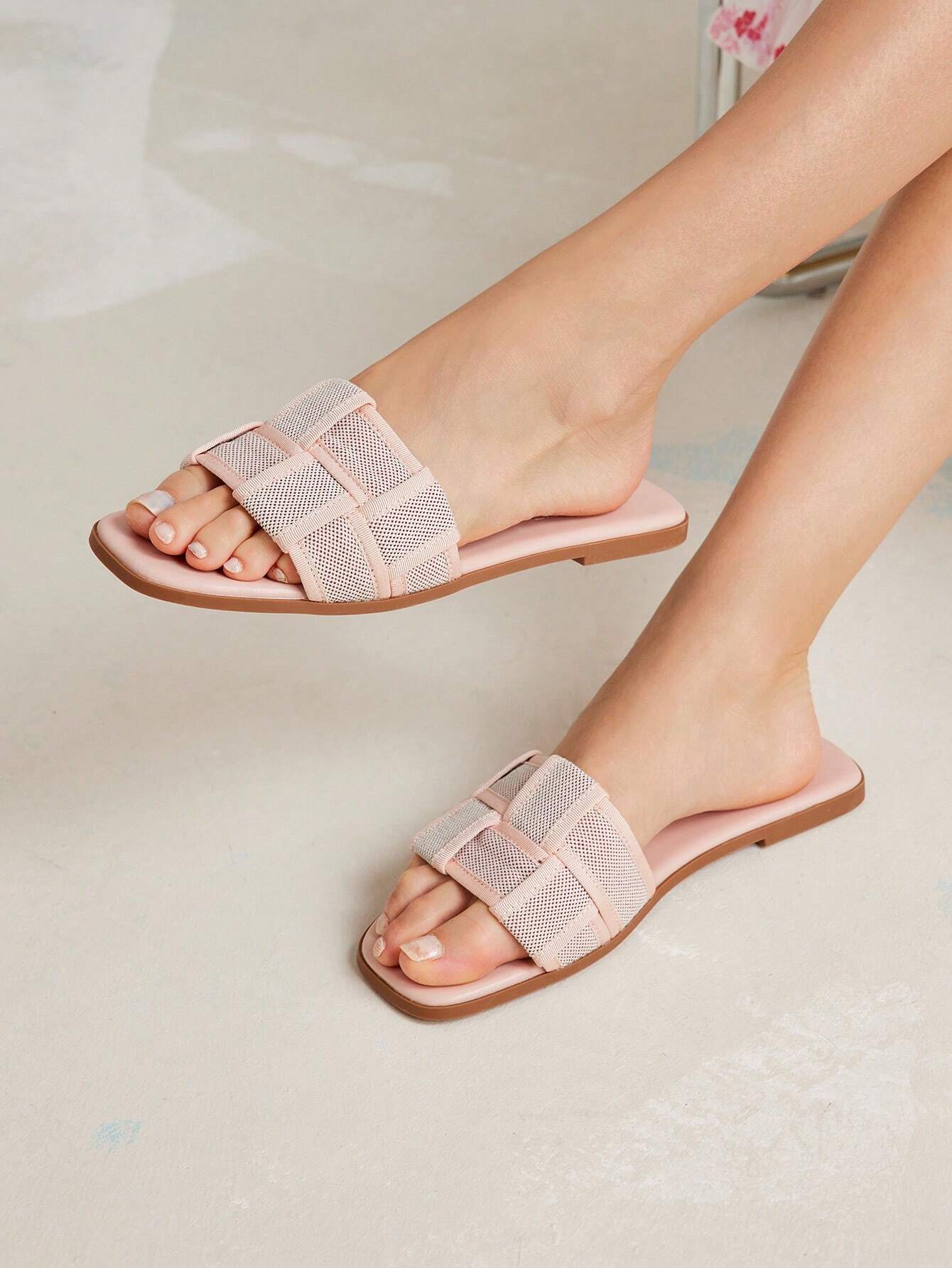 16682 1t-010 Sandalias tejido 2 Pzas