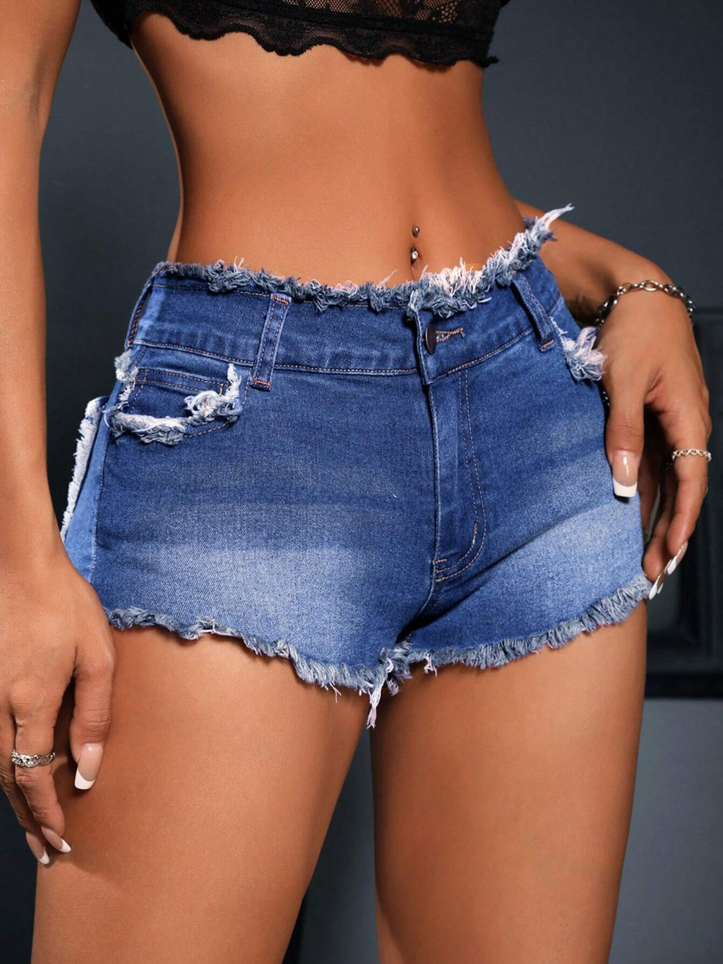 19536 1a-114 Shorts de mezclilla casuales 1 Pza