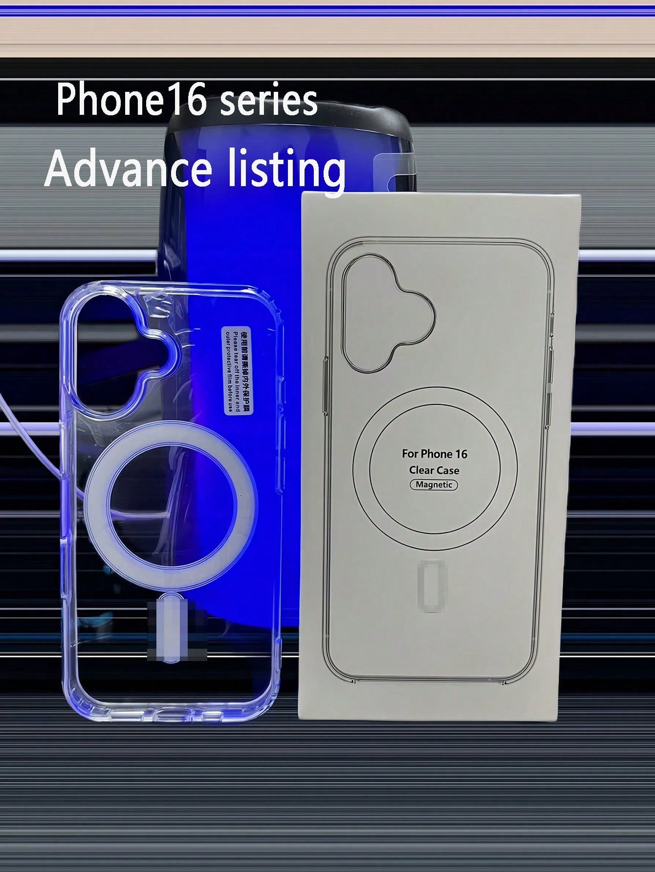 17457 2t-014 Cargador inalámbrico magnético transparente 1 Pza