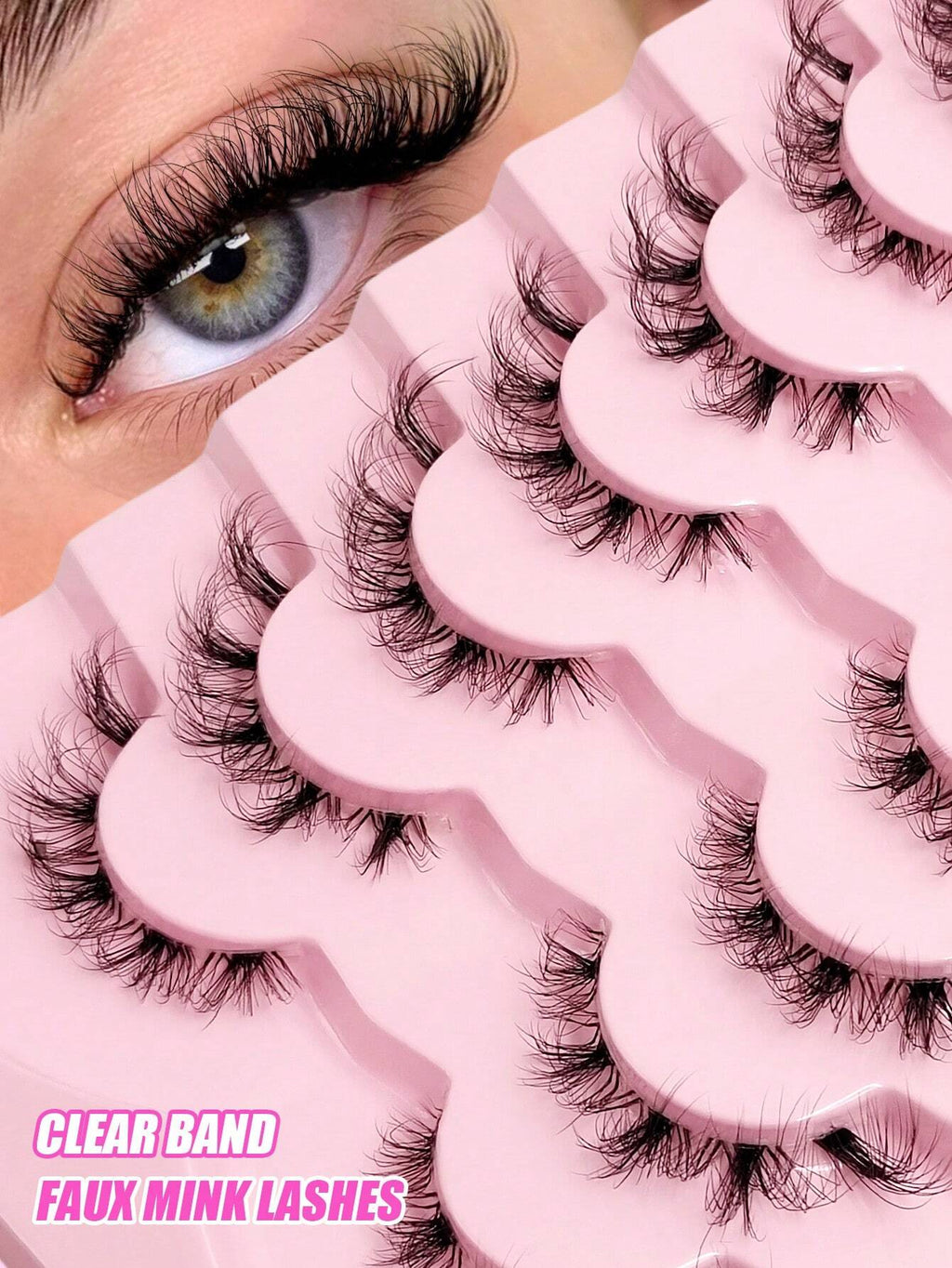 18810 1b-144 Pestañas postizas 7 Pares