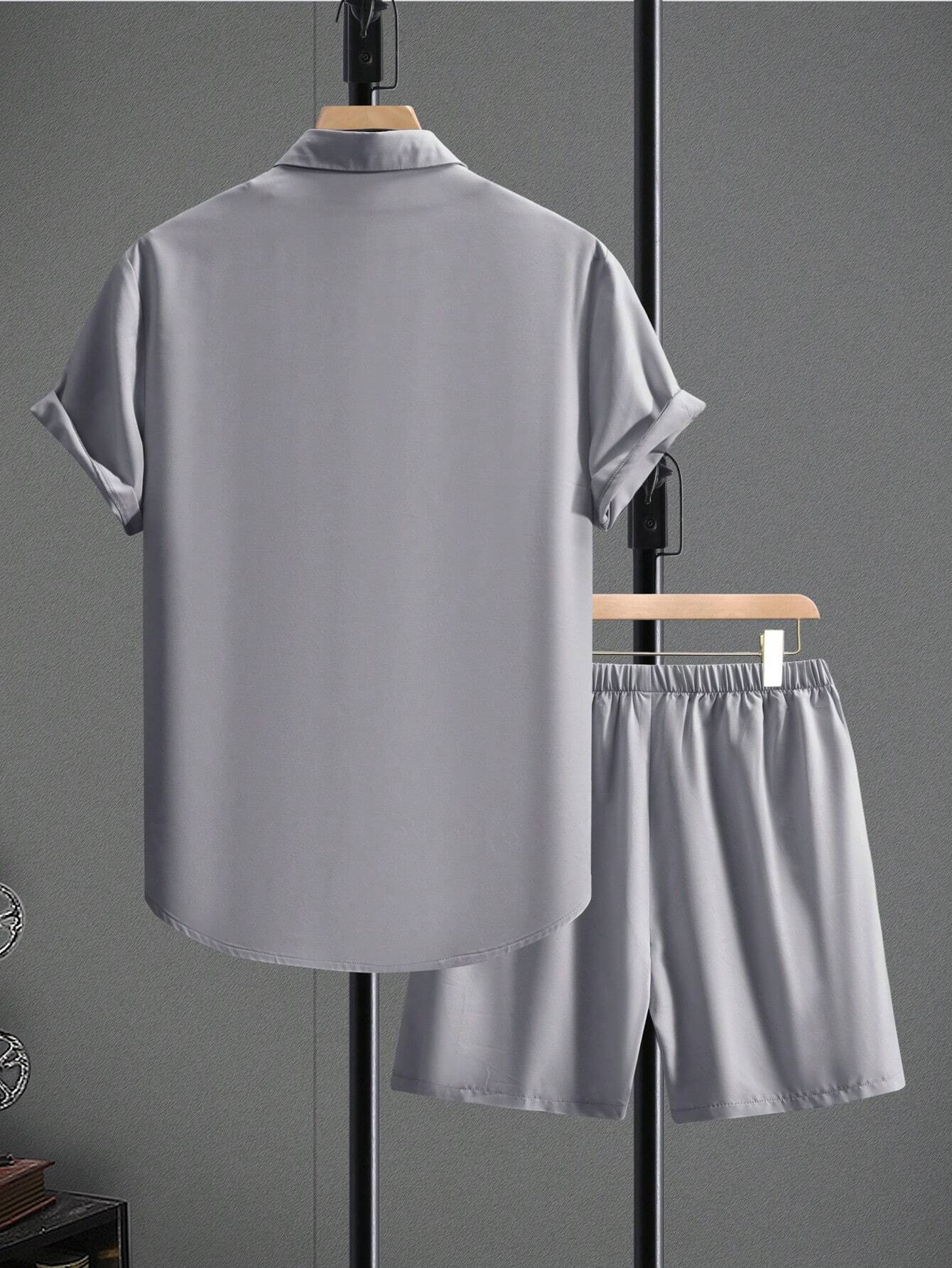 17859 1a-150 Conjunto casual de camisa & Short