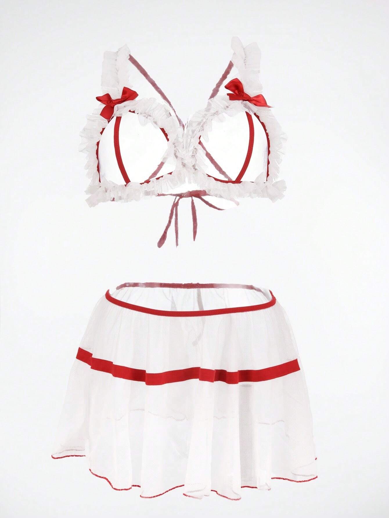 17612 ID-015 Conjunto de top y falda 2 Pzas