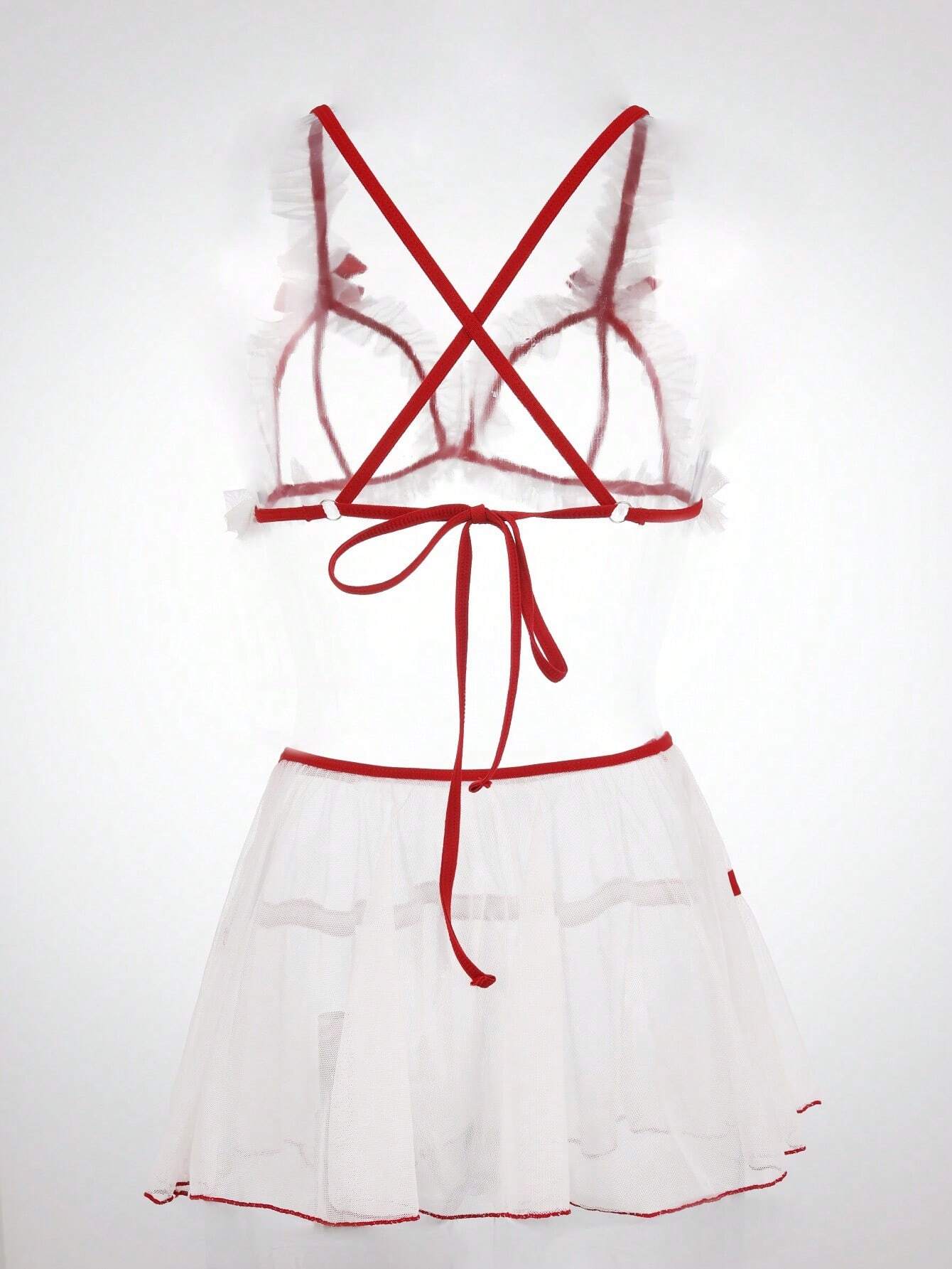 17612 ID-015 Conjunto de top y falda 2 Pzas