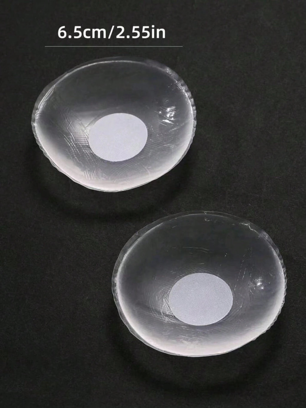 16527 2b-02-09 Cubre pezones de silicona transparente 4 Pzas