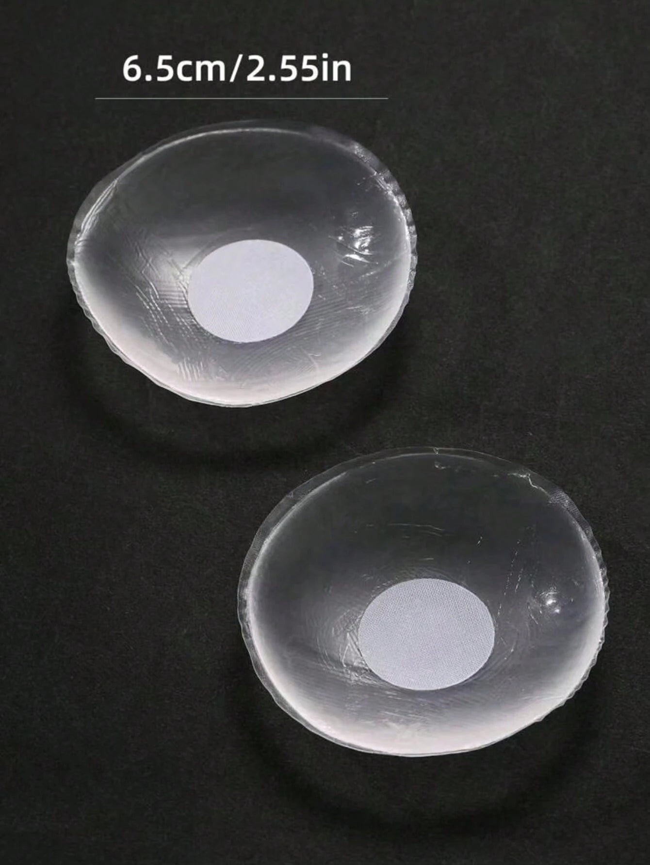16527 2b-02-09 Cubre pezones de silicona transparente 4 Pzas
