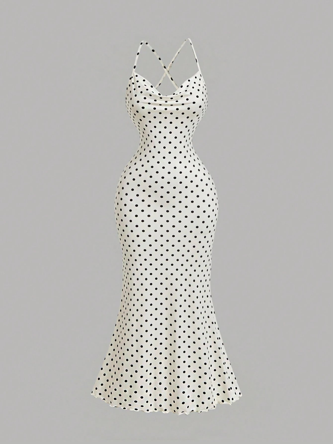 19353 1a-049 Vestido con cuello drapeado 1 Pza