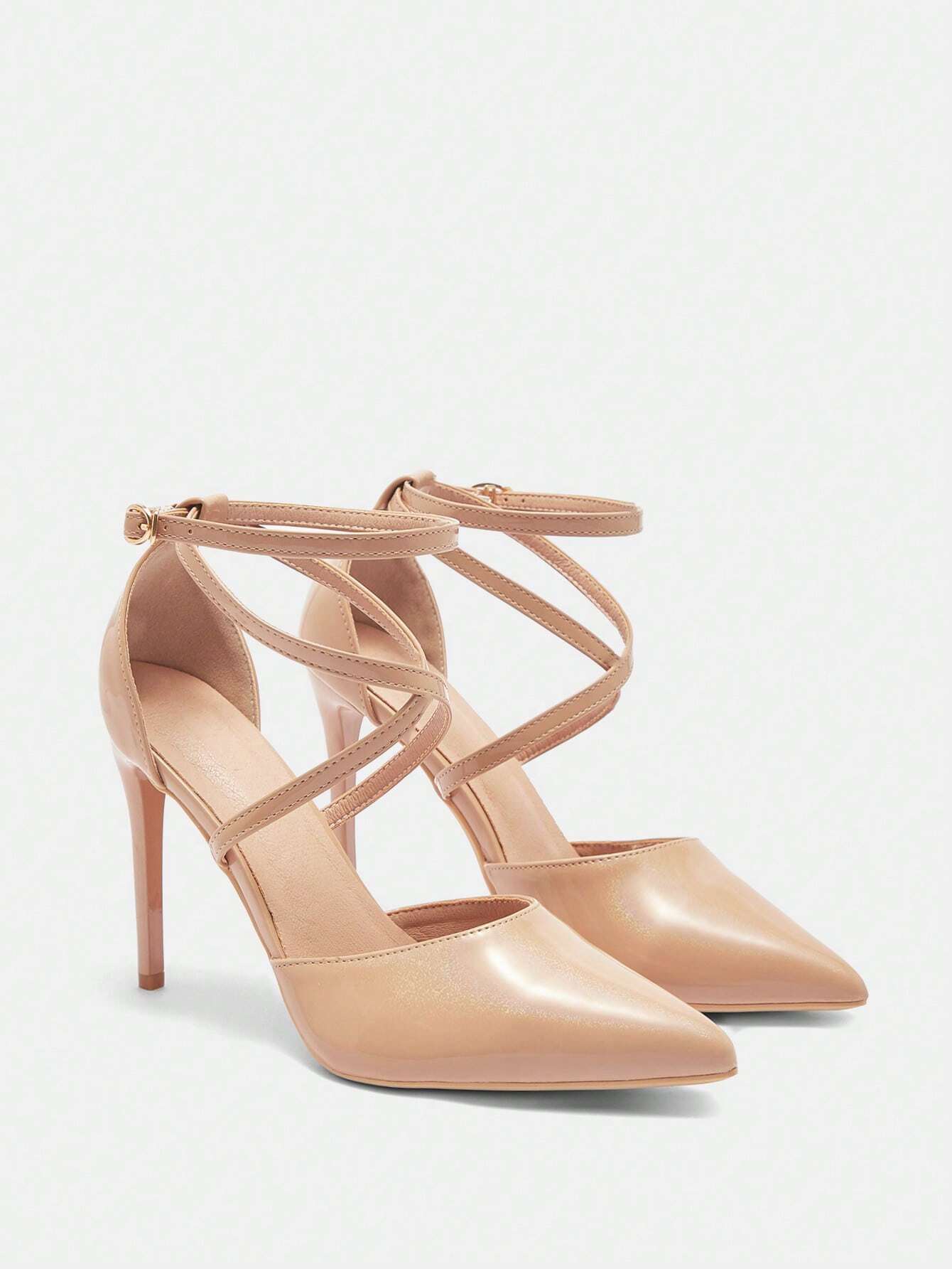 18080 1c-002 Zapatos de tacón alto con punta fina