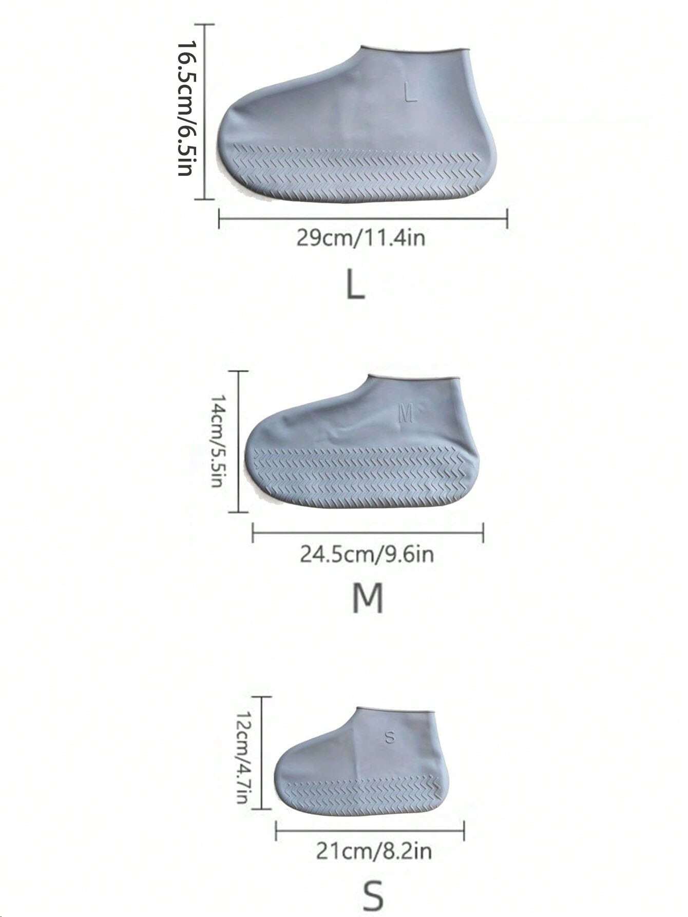 16938 1b-003 Cubrezapatos reutilizables de silicona 1 Par